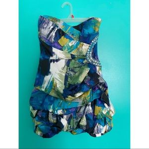 Multicolored Juniors Homecoming/Prom Dress